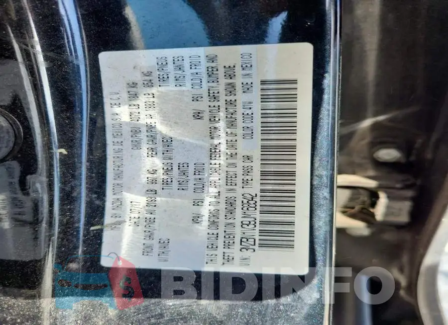 3MZBN1V39JM168542 Photo# 13