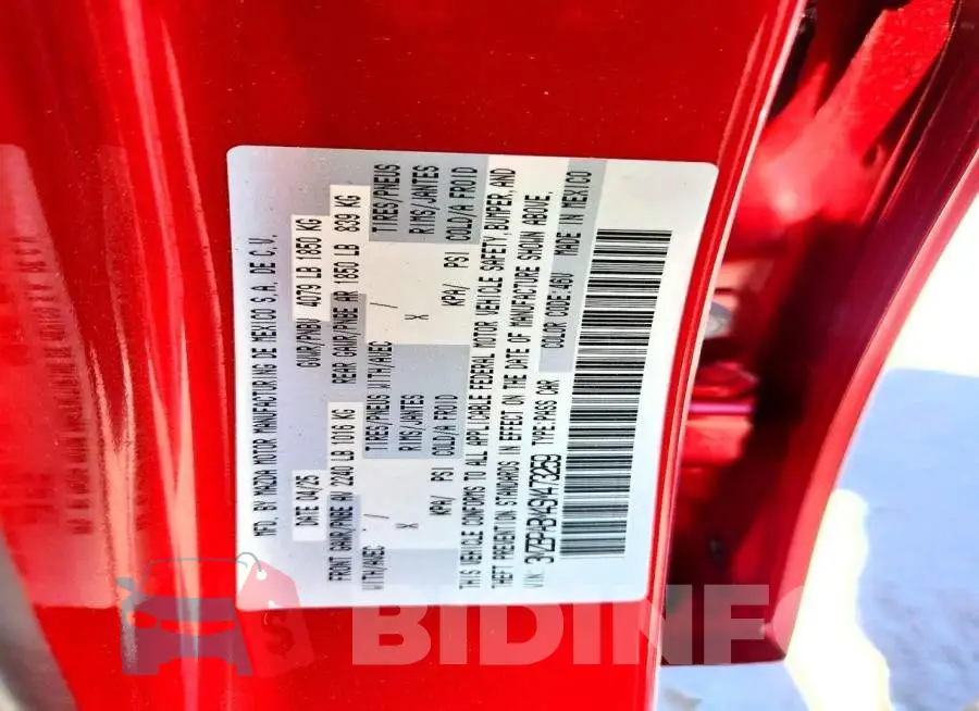 3MZBPABM4SM473259 Photo# 12