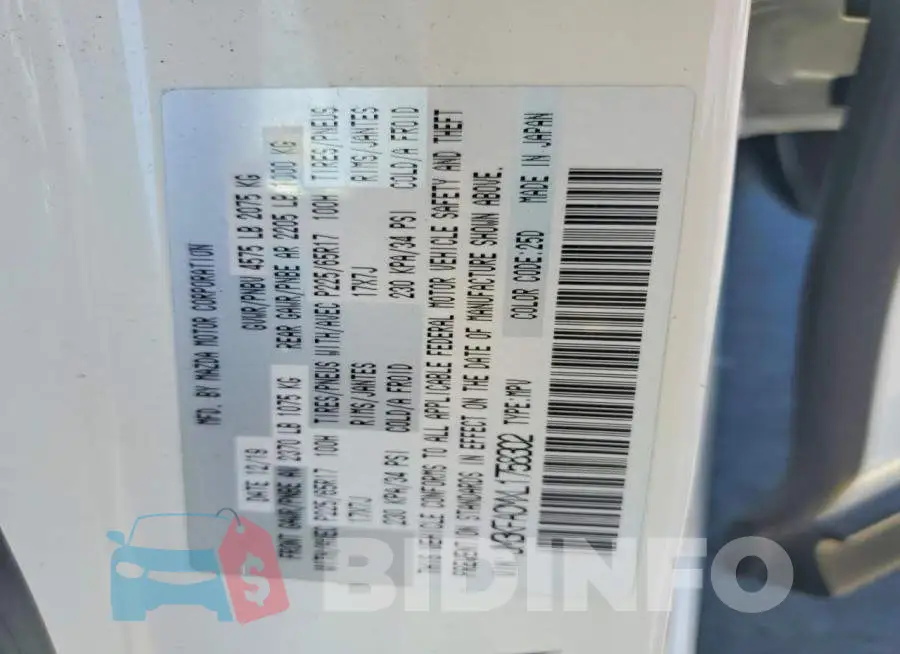 JM3KFACMXL1758302 Photo# 12