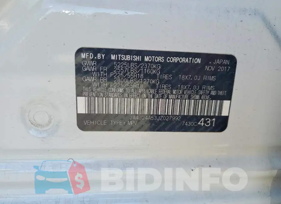 JA4J24A53JZ027992 Photo# 13