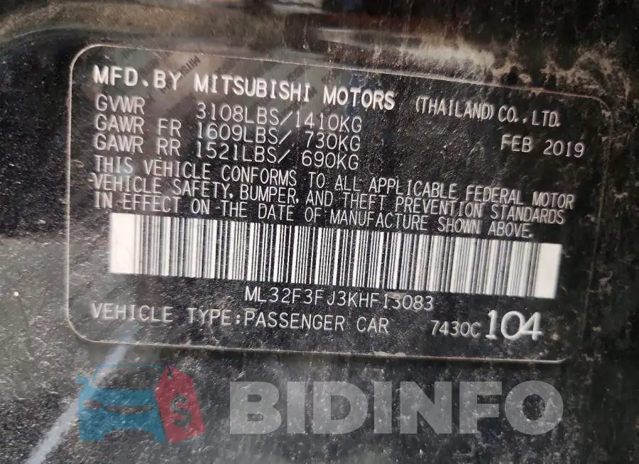 ML32F3FJ3KHF13083 Photo# 12