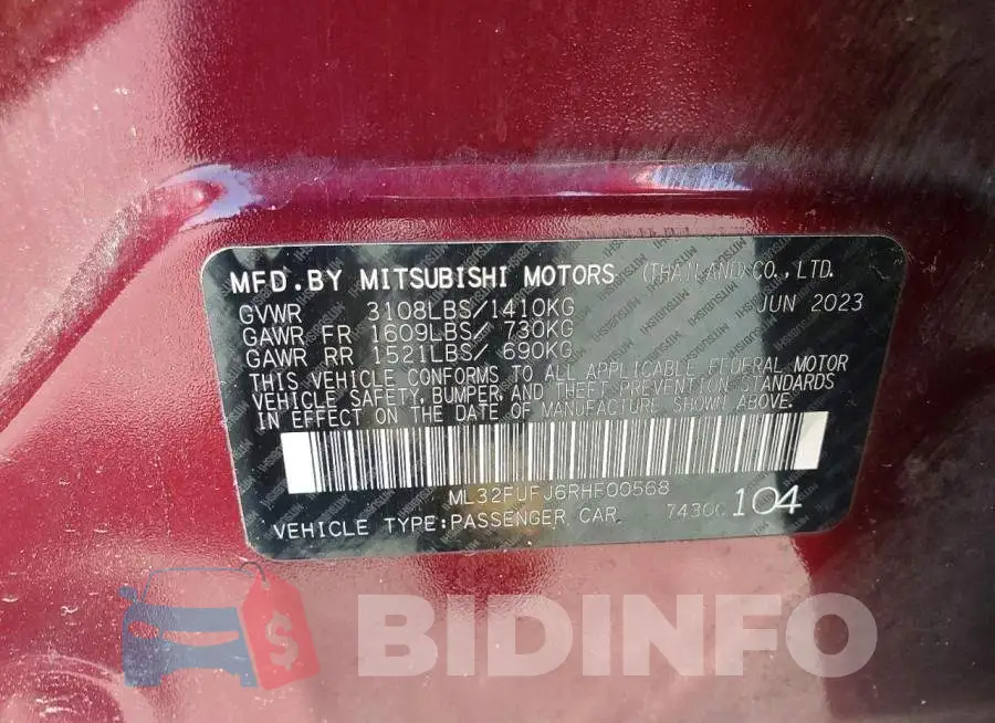 ML32FUFJ6RHF00568 Photo# 12