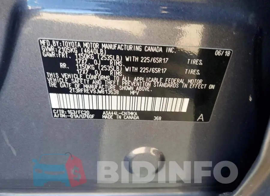 2T3RFREV9JW813638 Photo# 14