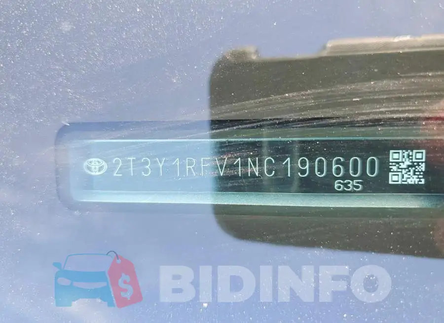 2T3Y1RFV1NC190600 Photo# 13