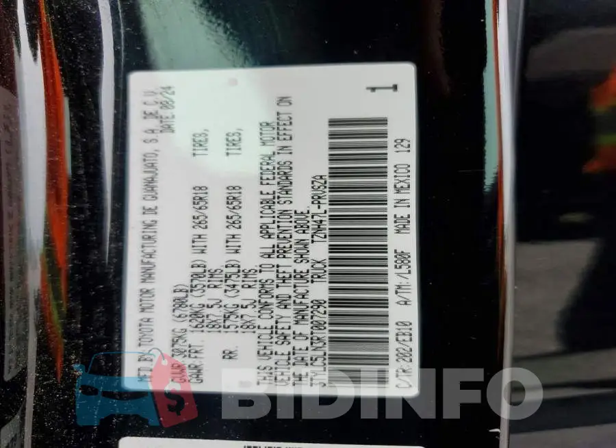3TYLC5LN3RT007290 Photo# 12