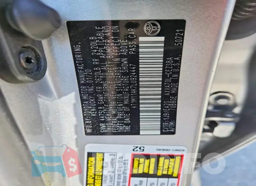 4T1M11AK7LU924447 Photo# 12
