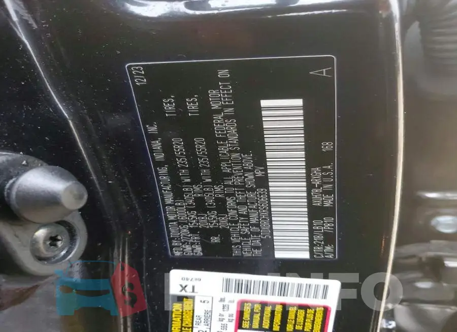5TDXBRCHXRS606639 Photo# 13
