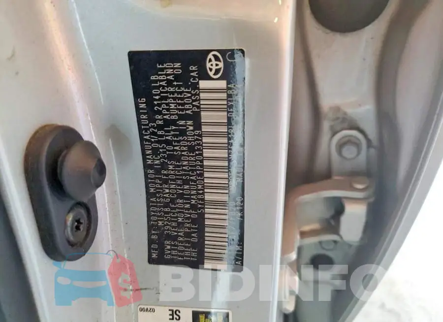5YFB4MDE1PP013379 Photo# 12