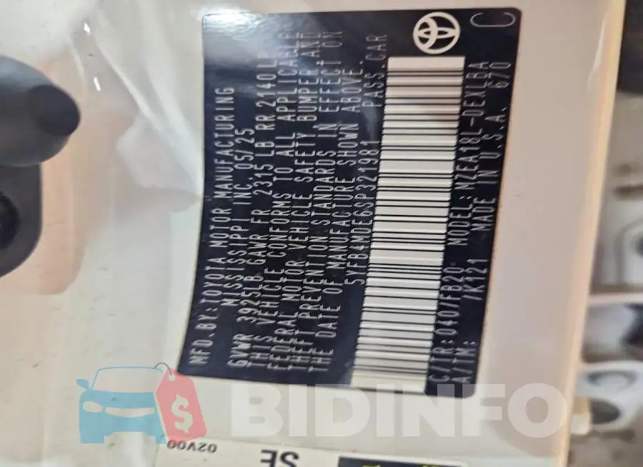 5YFB4MDE6SP321981 Photo# 12