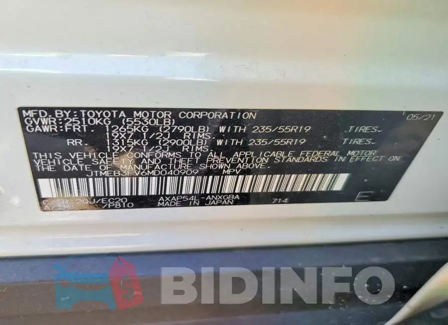 JTMEB3FV6MD040909 Photo# 12