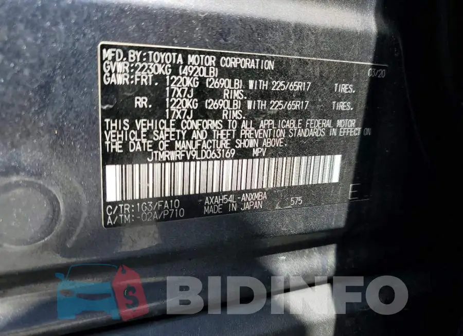 JTMRWRFV9LD063169 Photo# 12