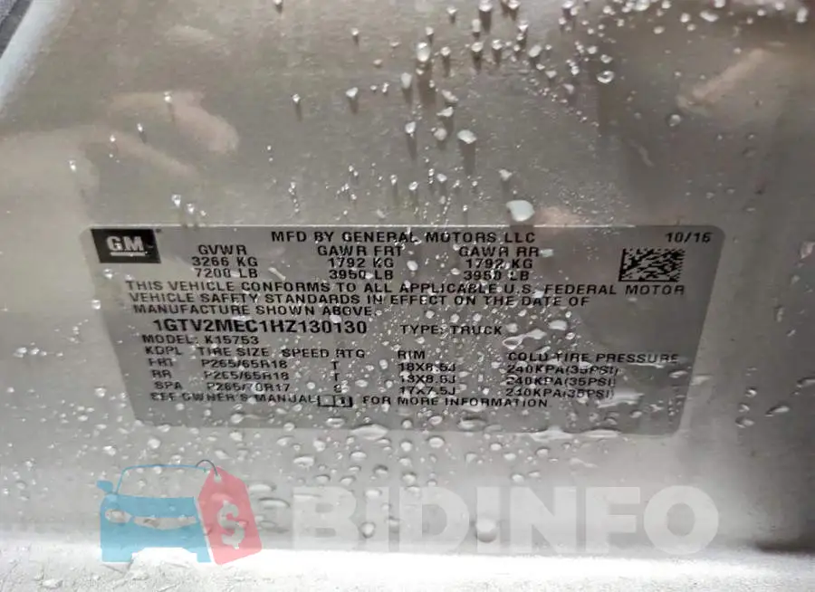 1GTV2MEC1HZ130130 Photo# 12