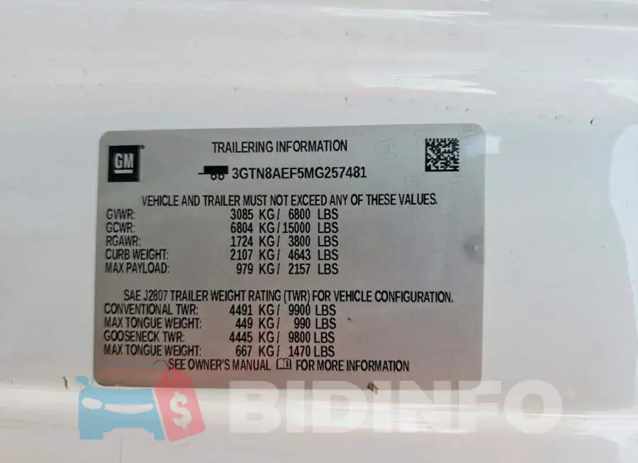 3GTN8AEF5MG257481 Photo# 12