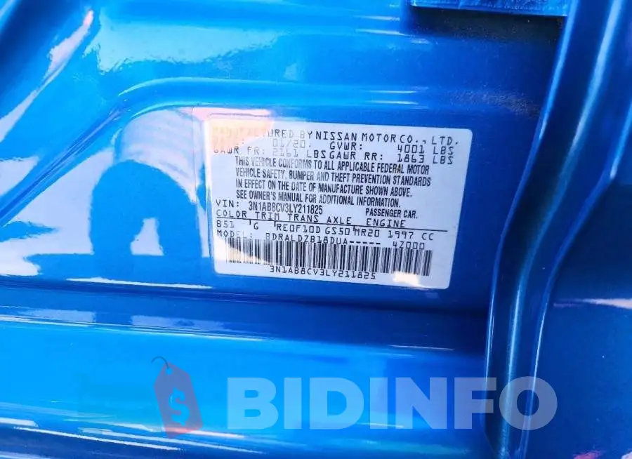 3N1AB8CV3LY211825 Photo# 12