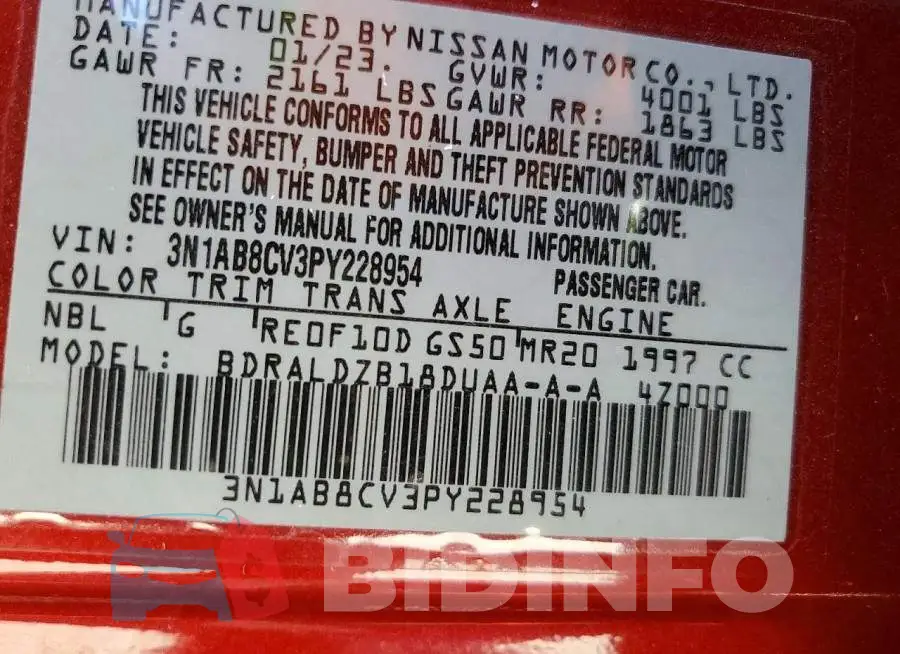 3N1AB8CV3PY228954 Photo# 12