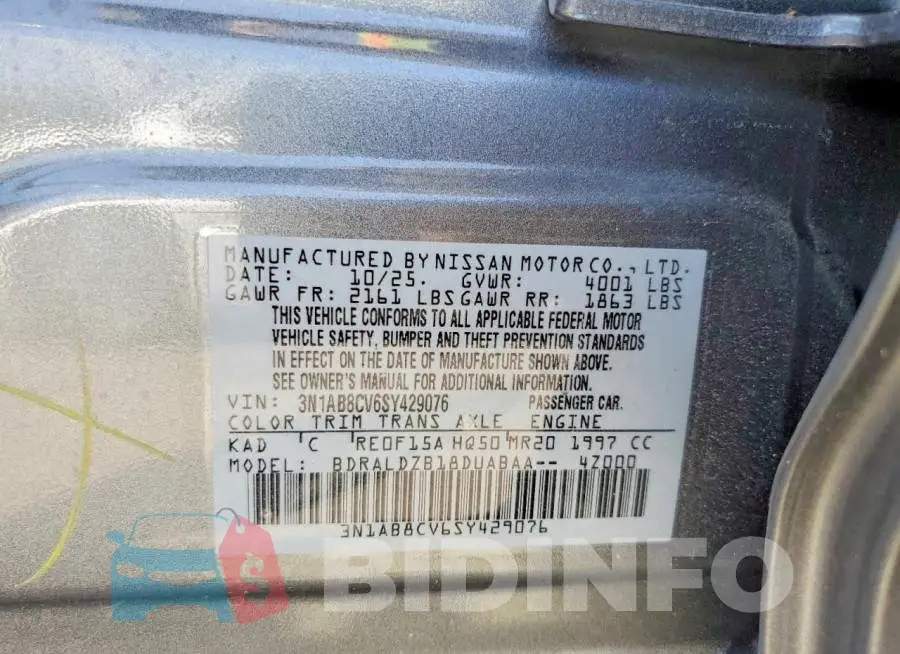 3N1AB8CV6SY429076 Photo# 12