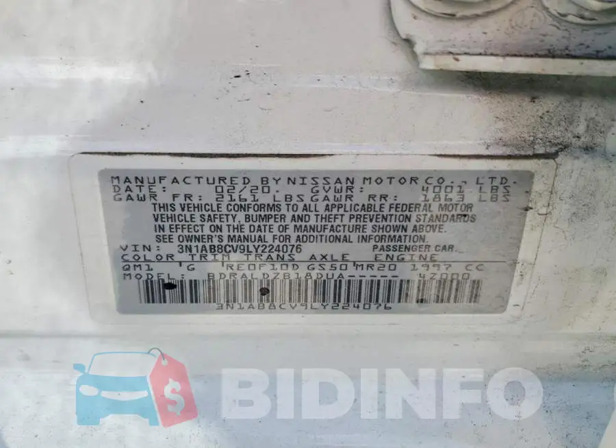 3N1AB8CV9LY224076 Photo# 12
