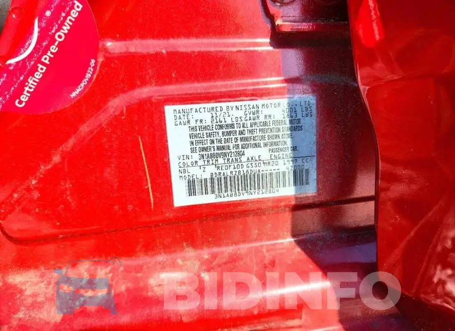 3N1AB8DV9NY212804 Photo# 12