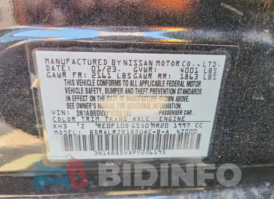 3N1AB8DVXPY226195 Photo# 12