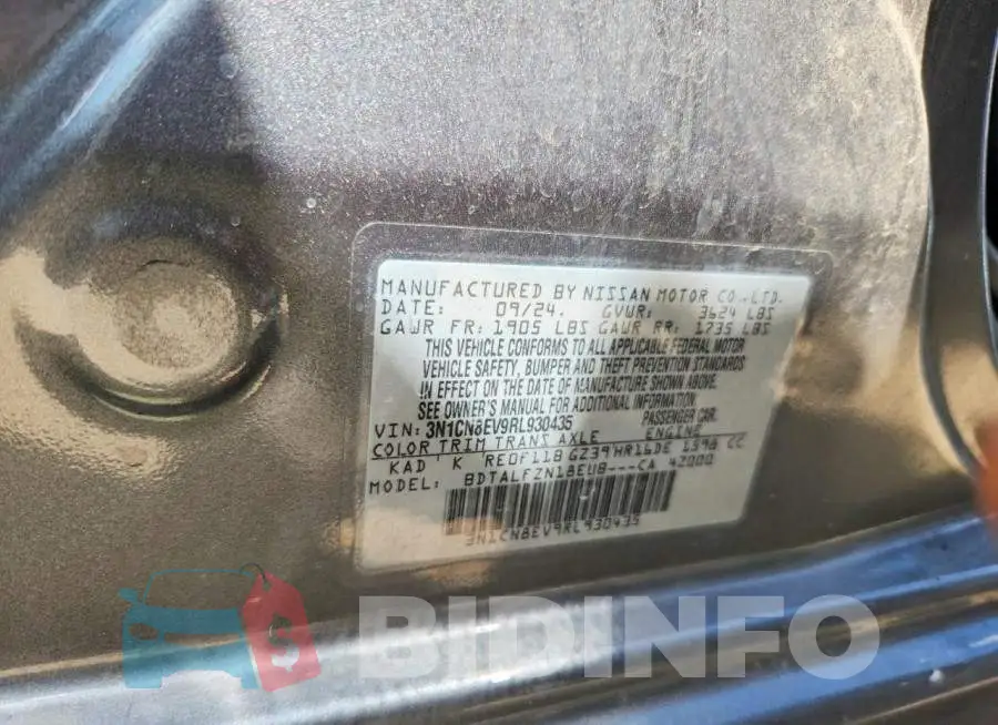 3N1CN8EV9RL930435 Photo# 12