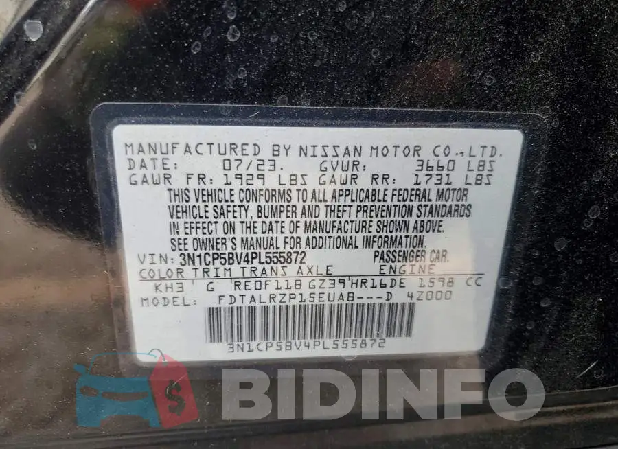 3N1CP5BV4PL555872 Photo# 14