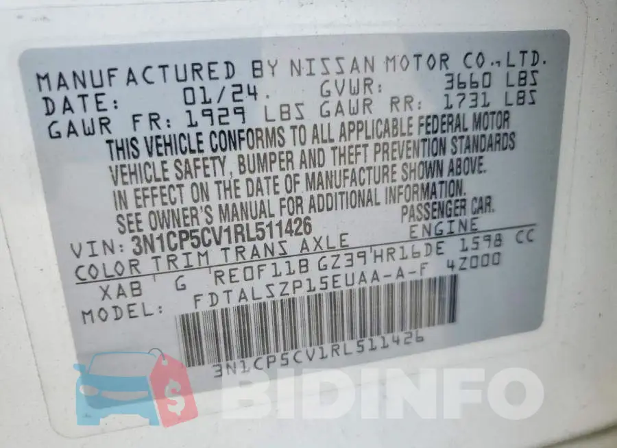 3N1CP5CV1RL511426 Photo# 12