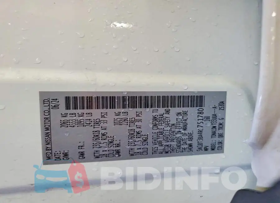 5N1BT3BA4RC751780 Photo# 13