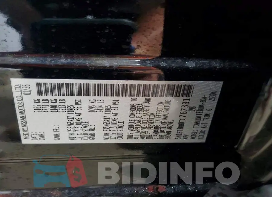 5N1BT3BB0TC767331 Photo# 14