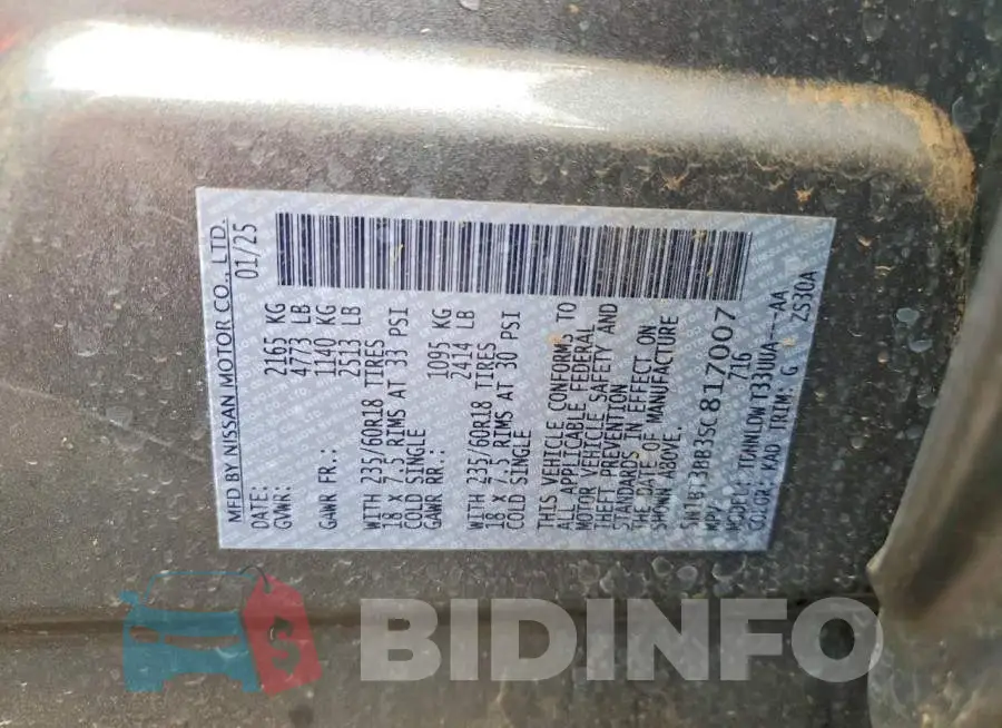 5N1BT3BB3SC817007 Photo# 13