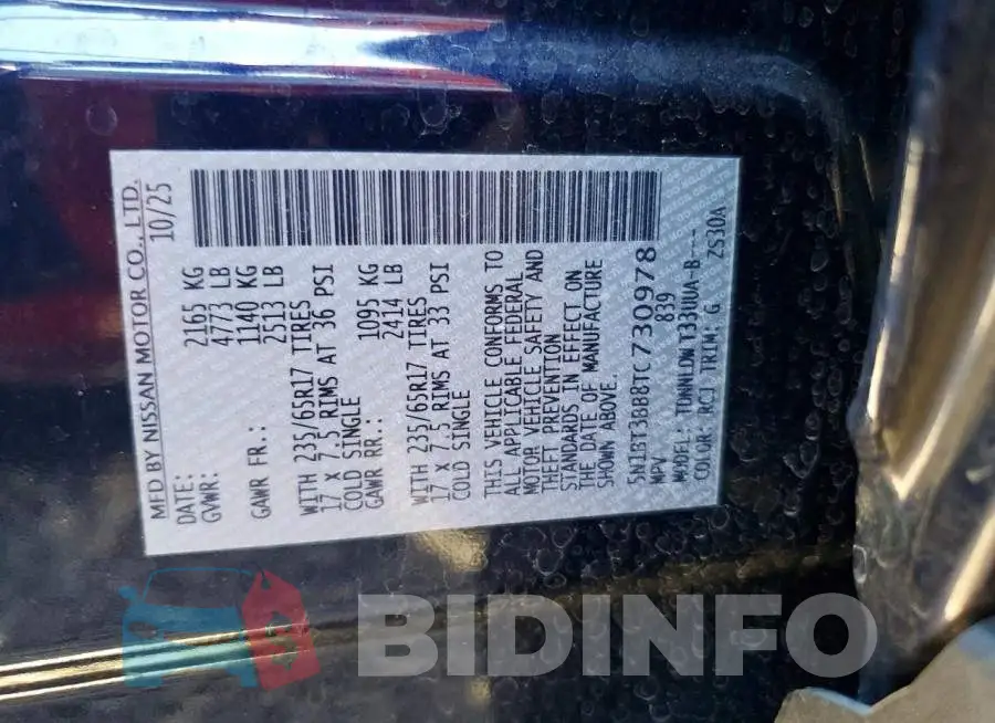 5N1BT3BB8TC730978 Photo# 13
