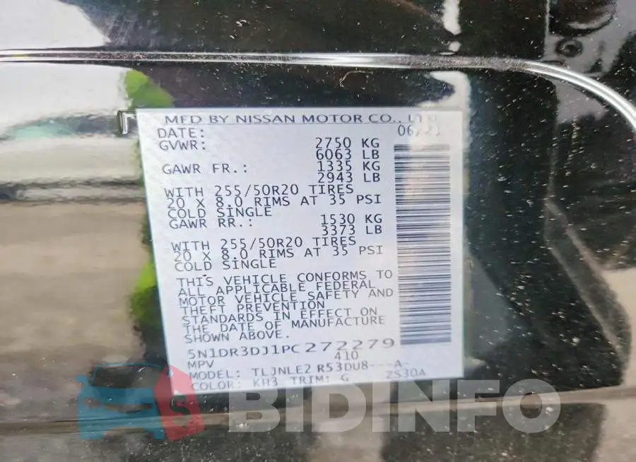 5N1DR3DJ1PC272279 Photo# 14