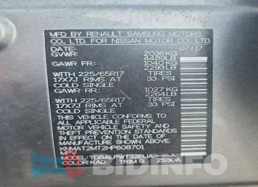 KNMAT2MT2HP608701 Photo# 12