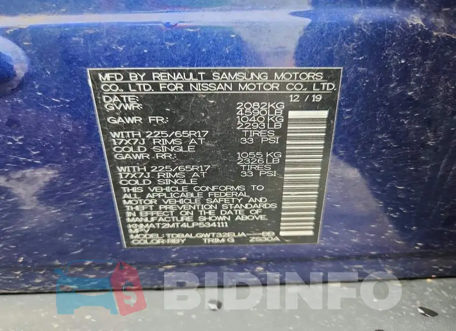 KNMAT2MT4LP534111 Photo# 13