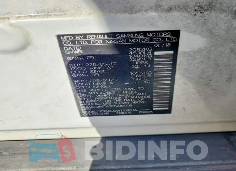 KNMAT2MTXJP545448 Photo# 14