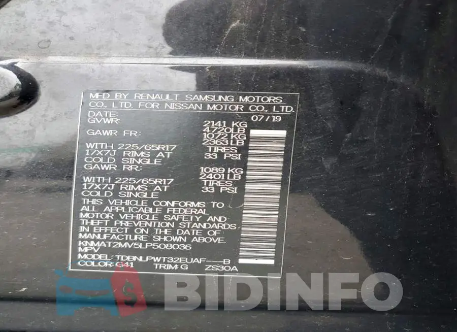 KNMAT2MV5LP508036 Photo# 12