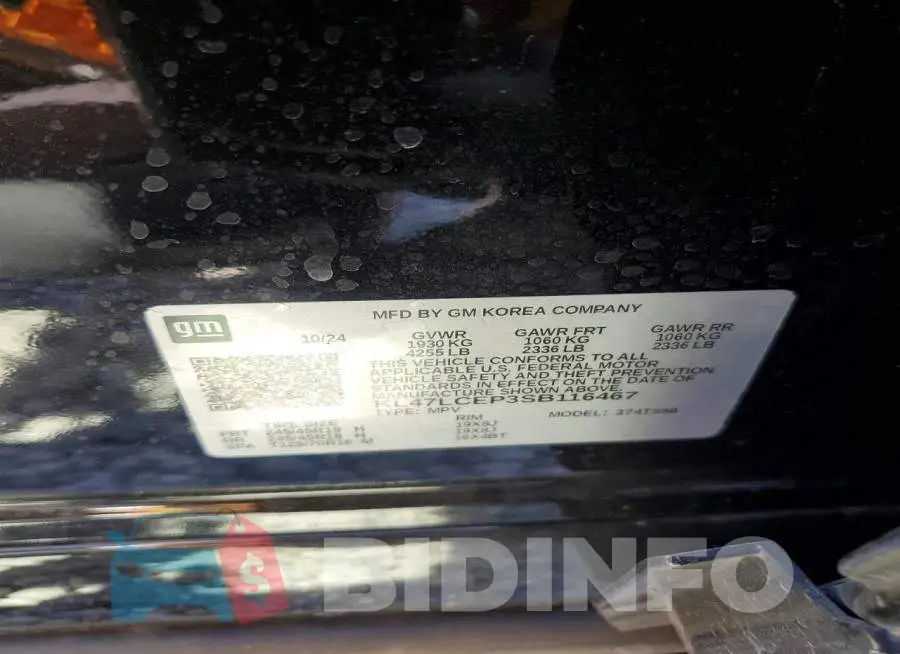 KL47LCEP3SB116467 Photo# 13