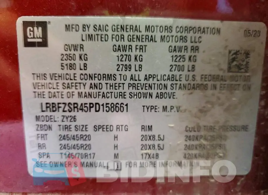 LRBFZSR45PD158661 Photo# 12