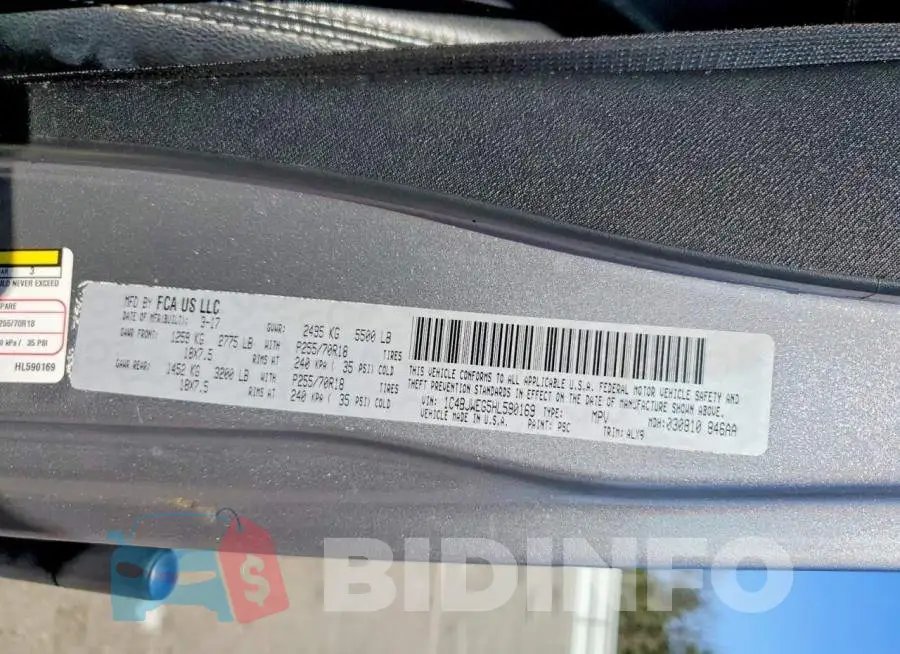 1C4BJWEG5HL590169 Photo# 13