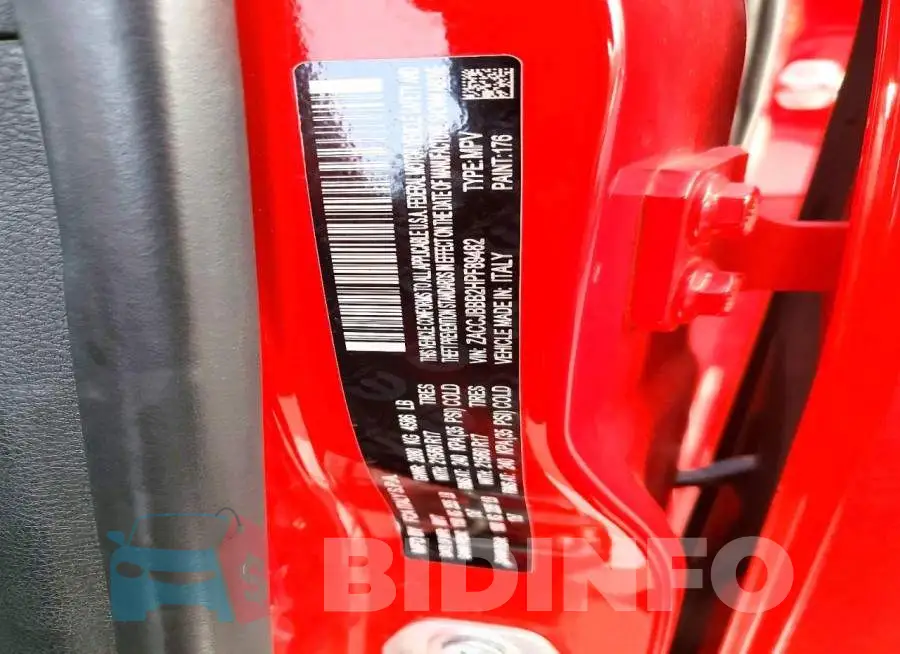 ZACCJBBB2HPF89482 Photo# 13