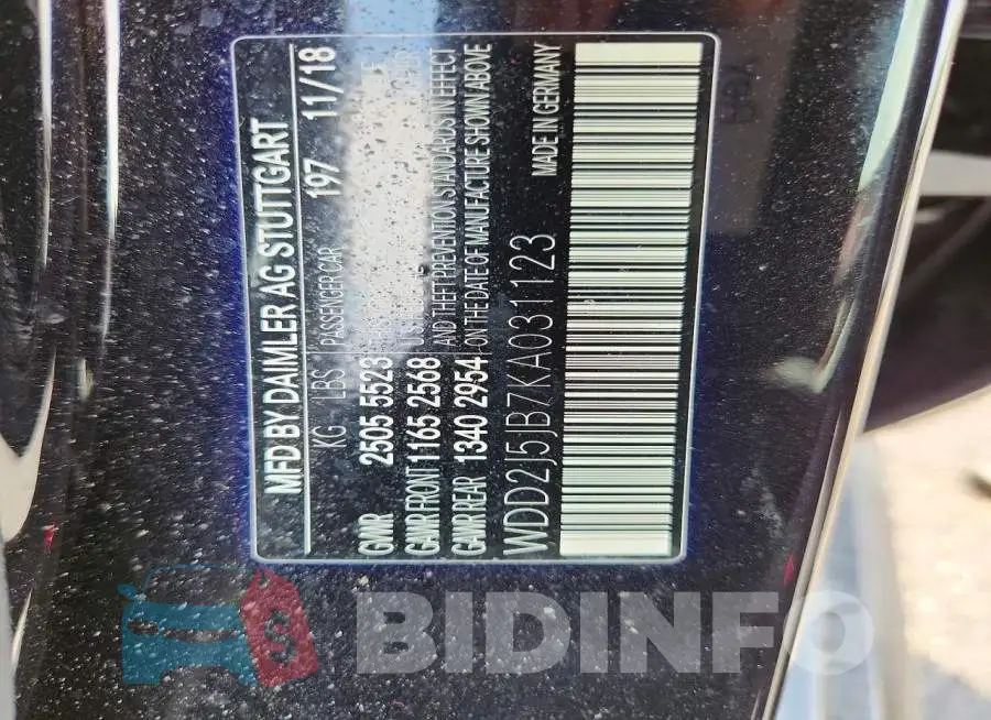 WDD2J5JB7KA031123 Photo# 12