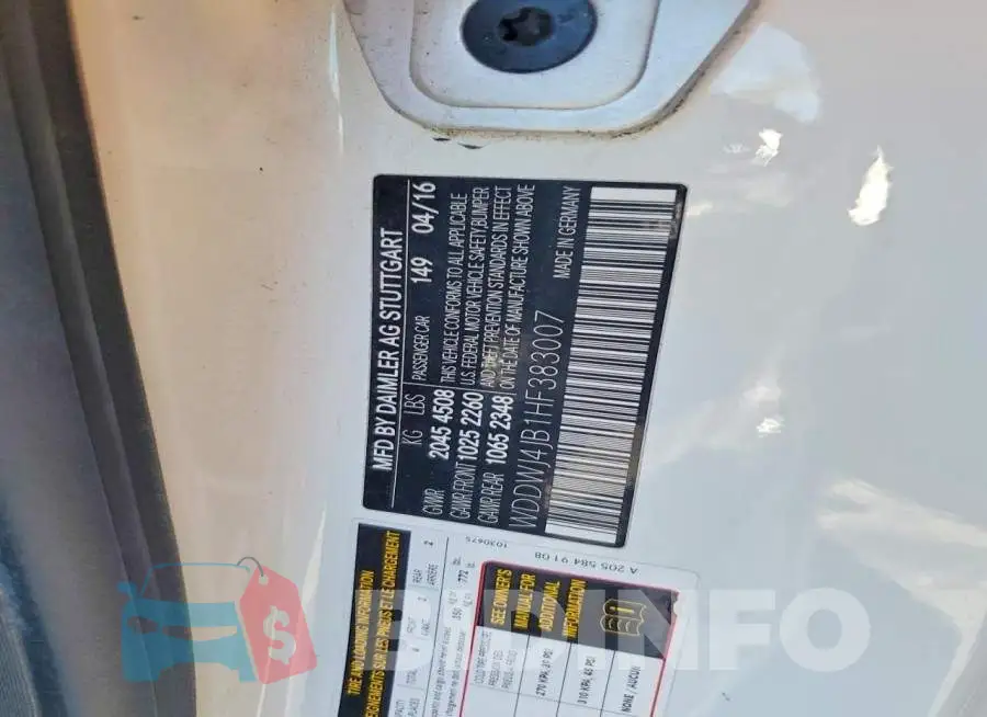 WDDWJ4JB1HF383007 Photo# 12
