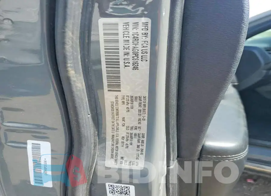 1C4RDHAG0PC616246 Photo# 13