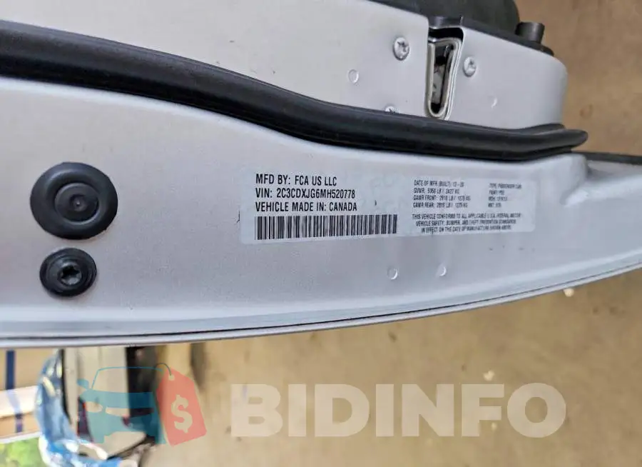 2C3CDXJG6MH520778 Photo# 12