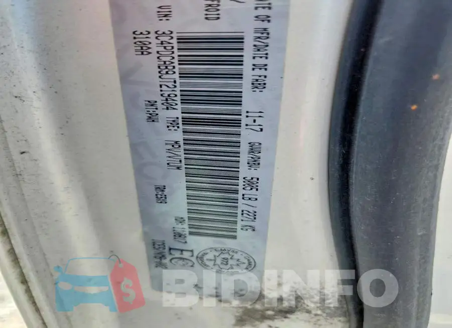 3C4PDCAB9JT219404 Photo# 13