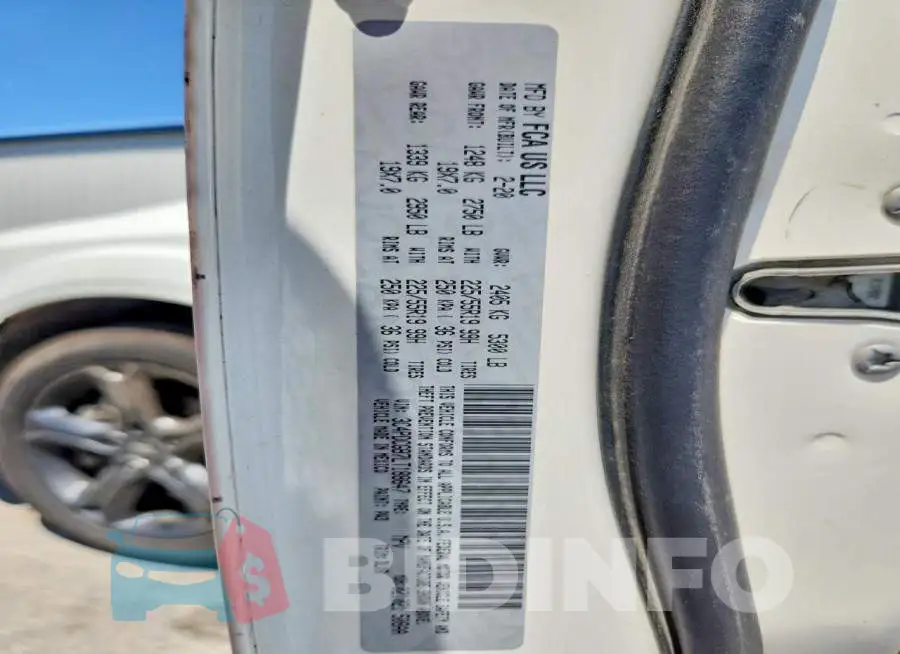 3C4PDCGB7LT188647 Photo# 13