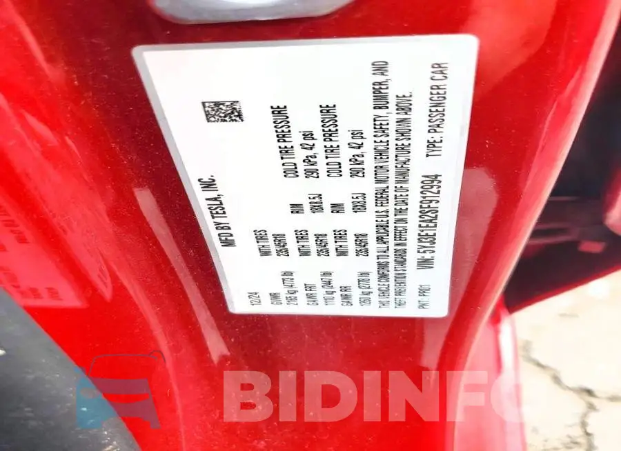 5YJ3E1EA2SF912994 Photo# 12
