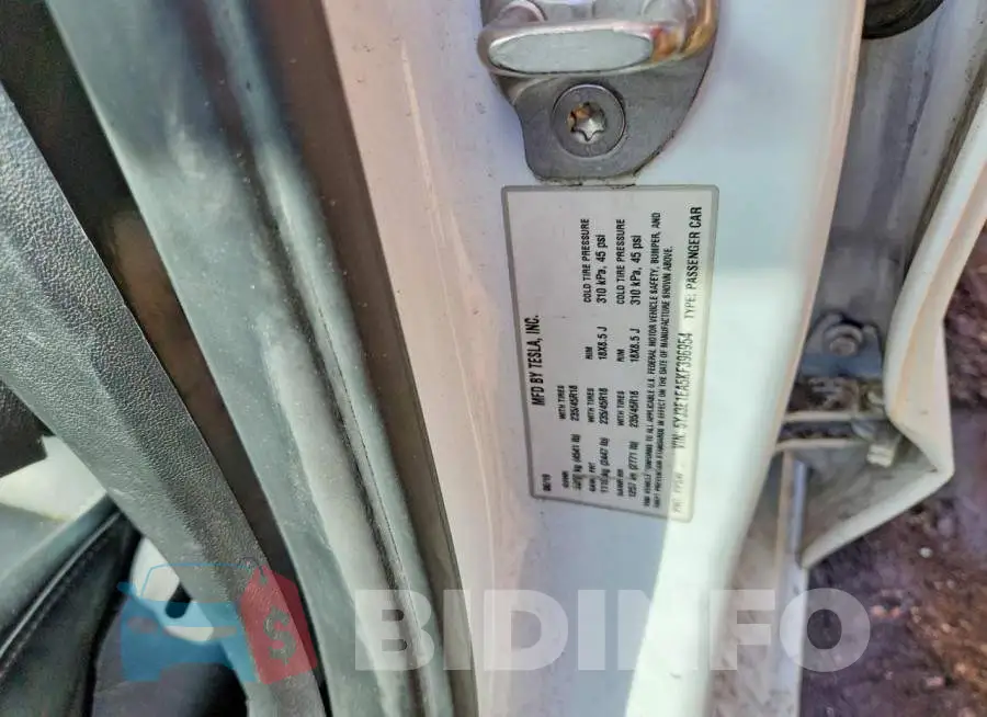 5YJ3E1EA5KF396954 Photo# 12