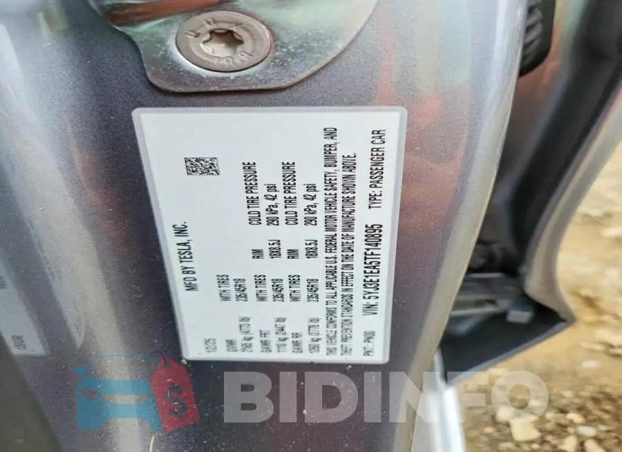 5YJ3E1EA5TF140895 Photo# 12