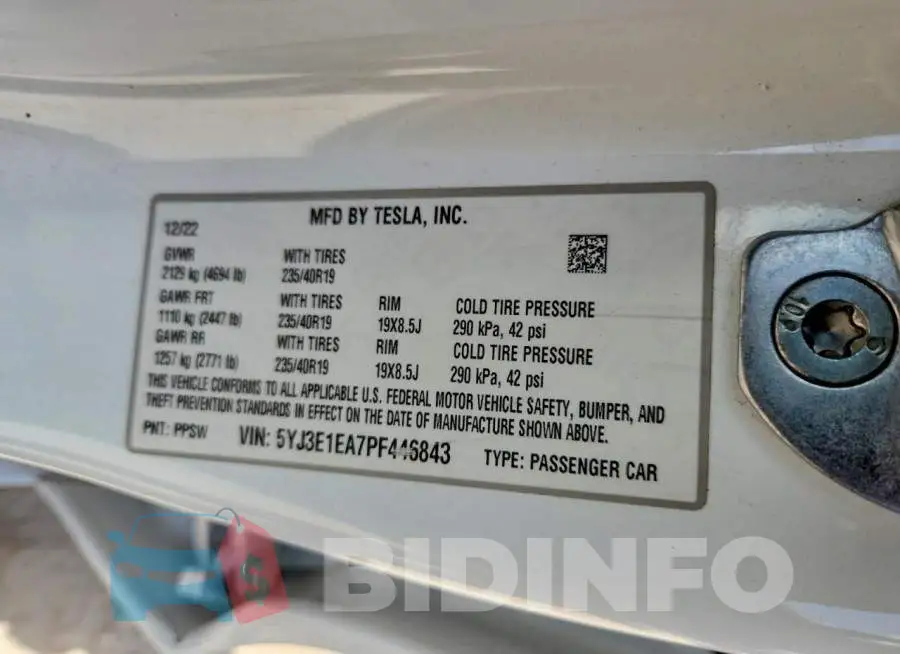 5YJ3E1EA7PF446843 Photo# 13