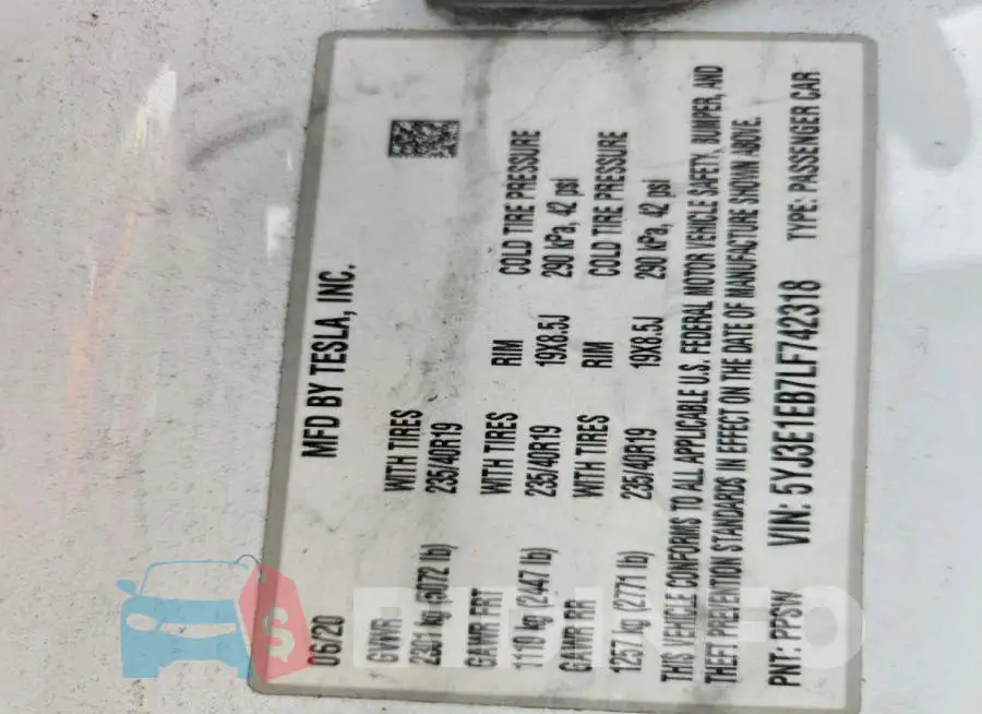 5YJ3E1EB7LF742318 Photo# 12